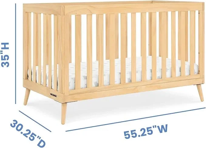 Delta Children Essex 4-in-1 Convertible Crib Greenguard Gold Certified - Natural
