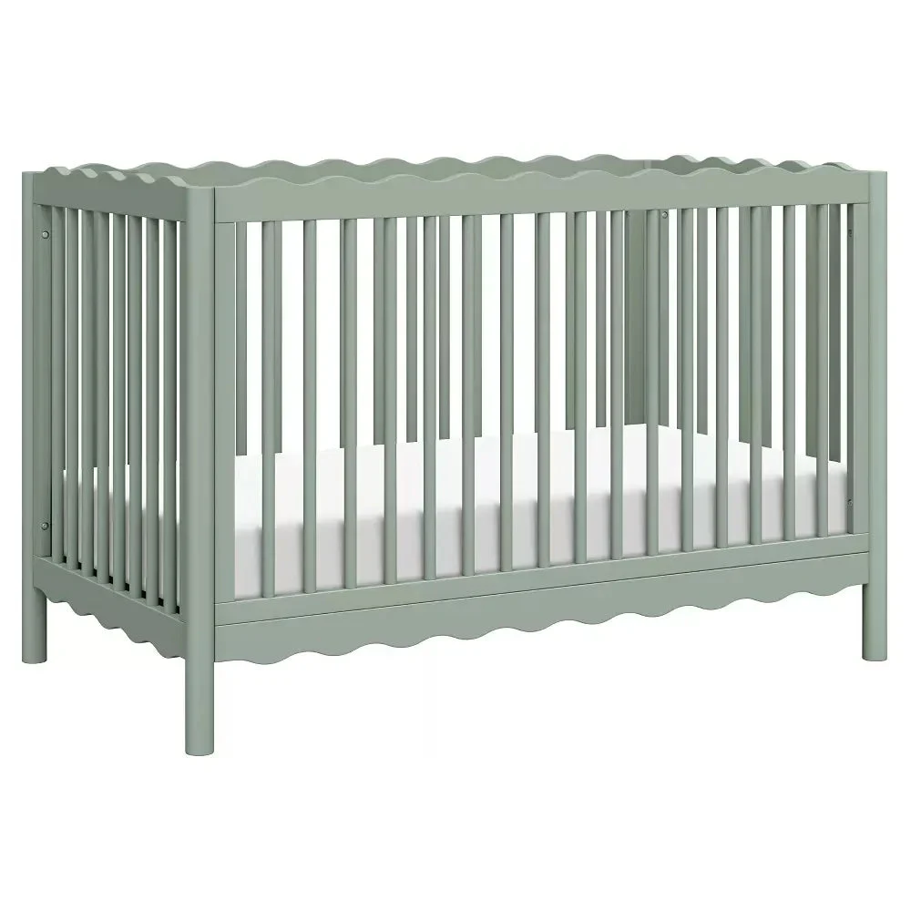 Babyletto Swell 4-in-1 Convertible Crib w/Toddler Conversion Kit - Light Sage