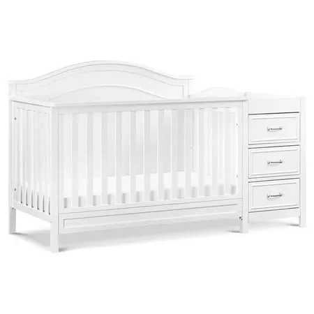 Davinci Charlie 4-in-1 Convertible Crib & Changer - White