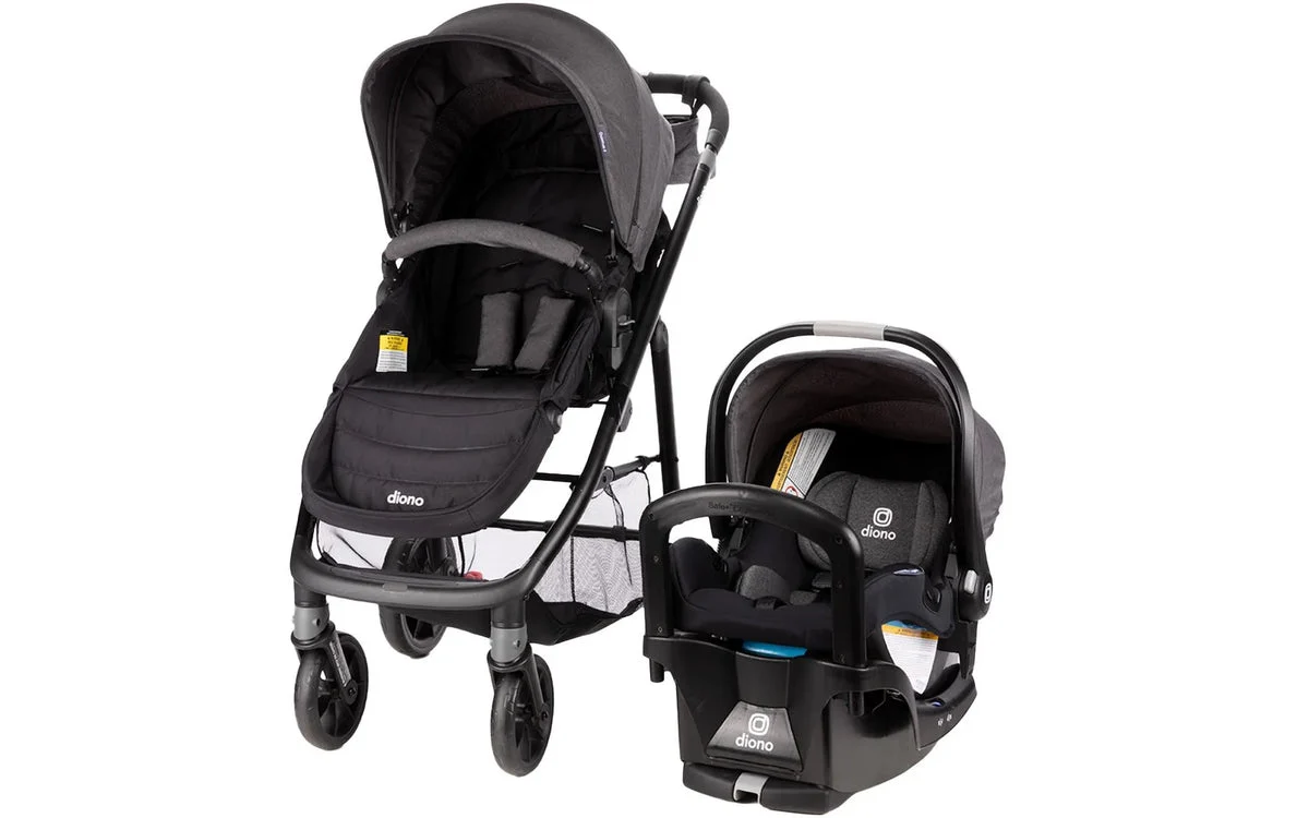 Diono Quantum 4 3-in-1 Travel System - Gray Slate