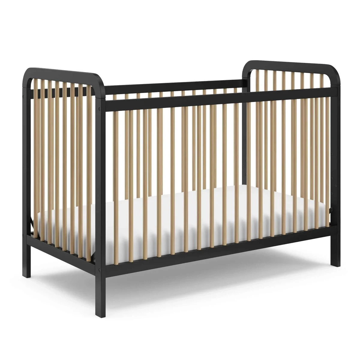 Storkcraft Pasadena 3-in-1 Convertible Crib - Black/Driftwood