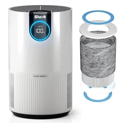 Shark HP200 Air Purifier MAX with Nanoseal HEPA - White