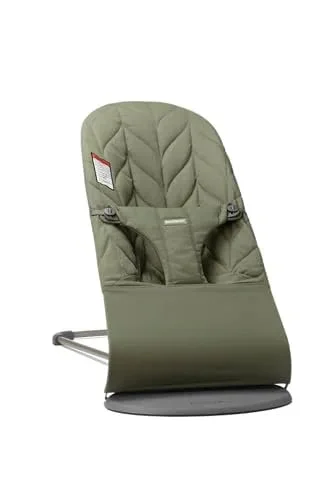 BabyBjörn Bouncer Bliss, Woven, Petal Quilt - Dark Green