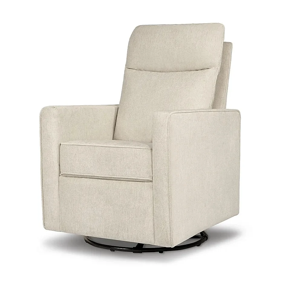 Davinci Pillowback Swivel Glider - Grey