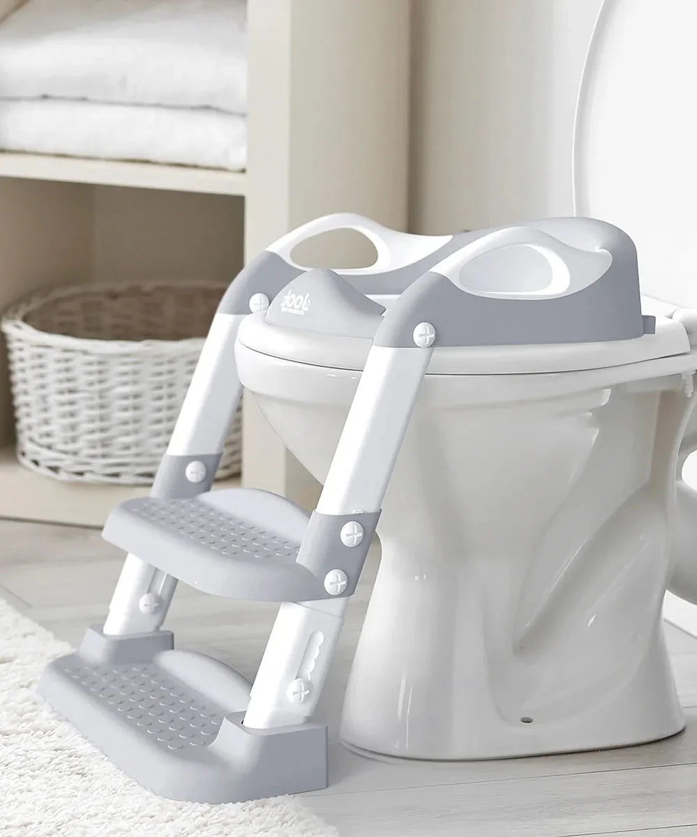 Jool Baby Products Ready Step Go Potty Ladder - Gray