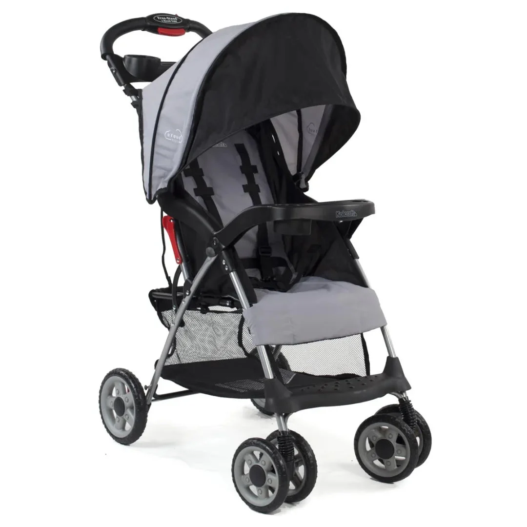 Kolcraft Cloud Plus Lightweight Umbrella Stroller - Slate Grey