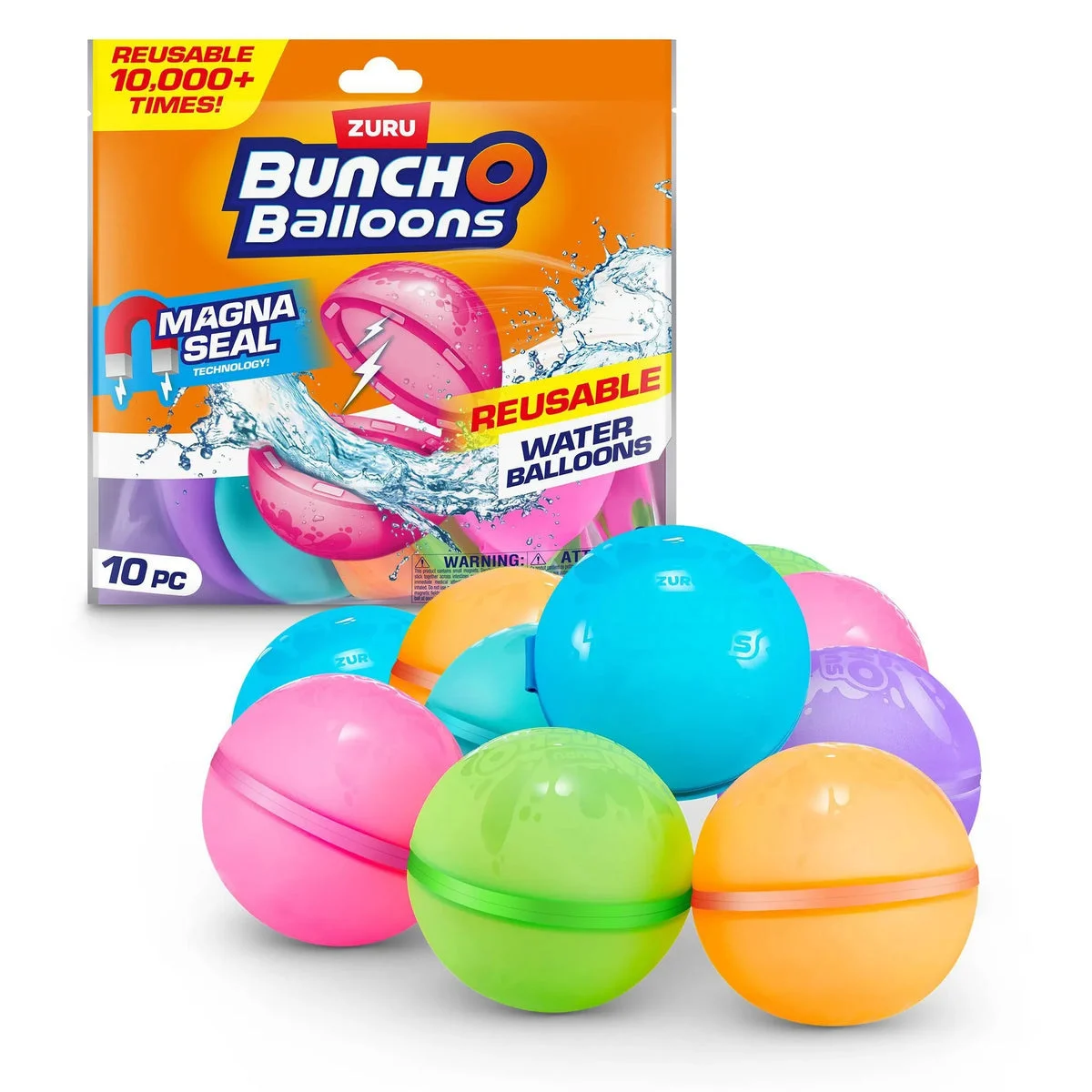 Bunch O Balloons Reusable Water Balloons - 10 Pack