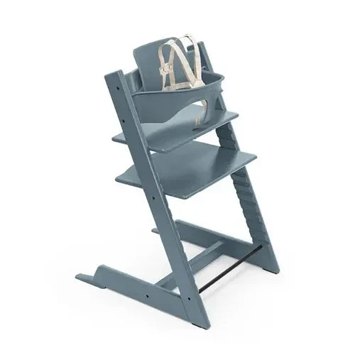 Stokke High Chair with Baby Set - Fjord Blue