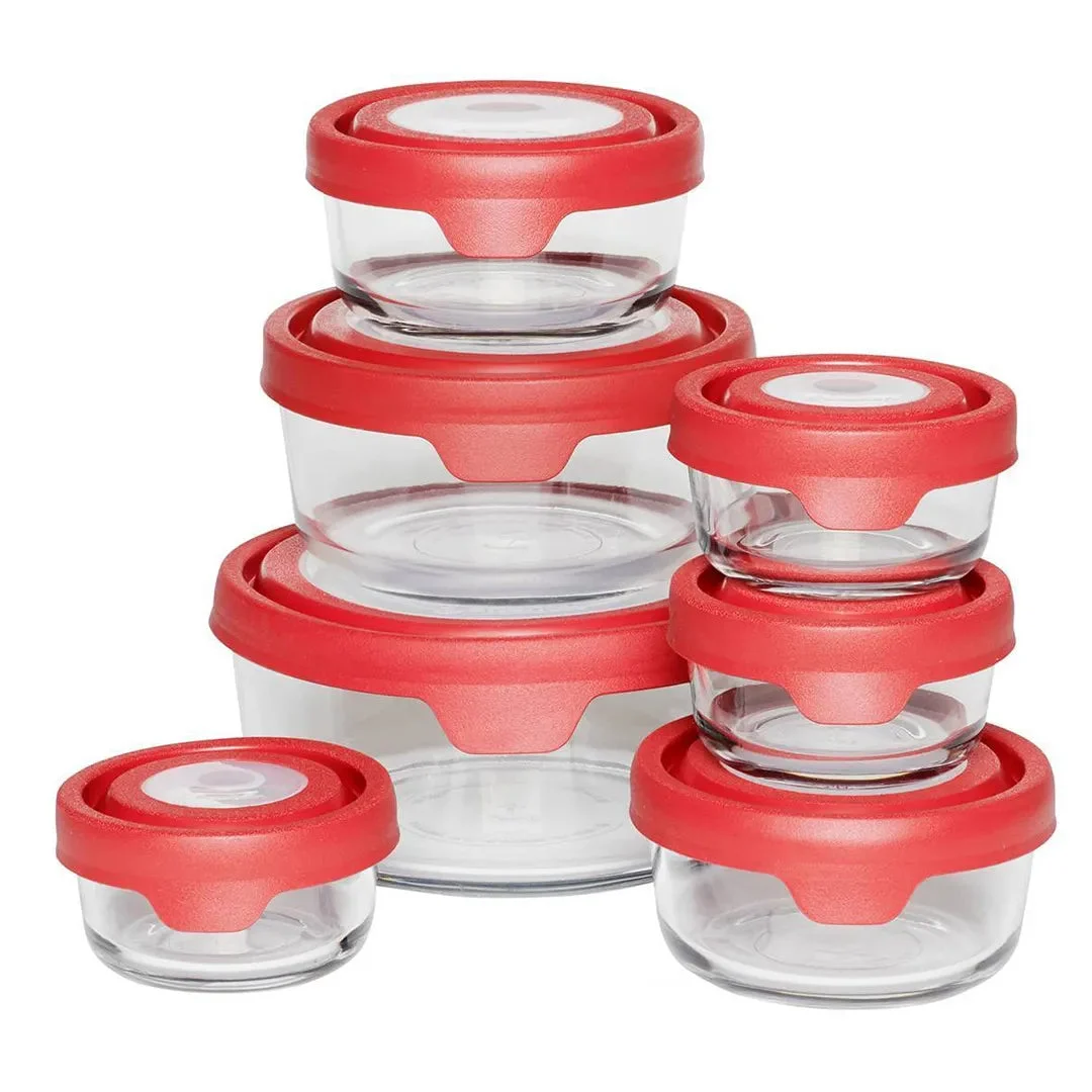 Anchor Hocking 14pc Glass TrueSeal Food Storage Container Set