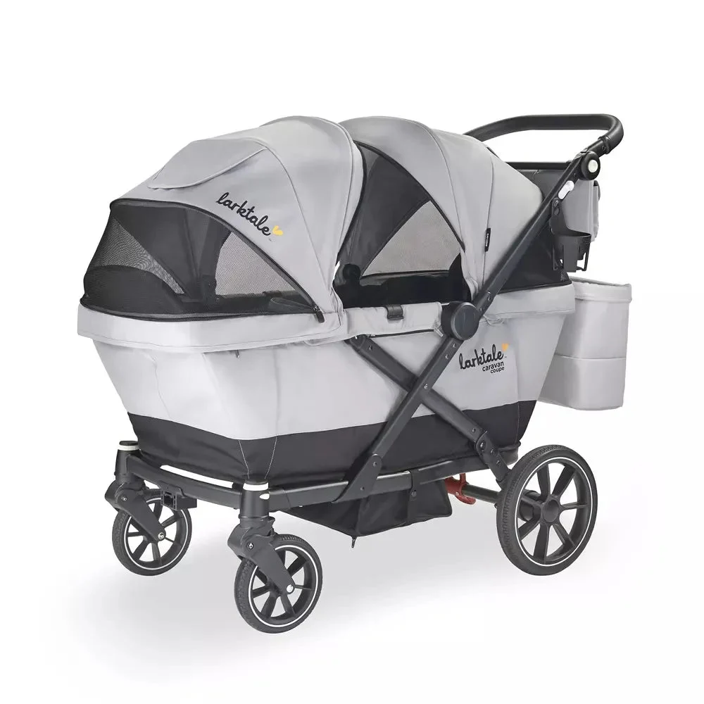 Larktale Caravan Coupe V2 Stroller Wagon - Gray/Black