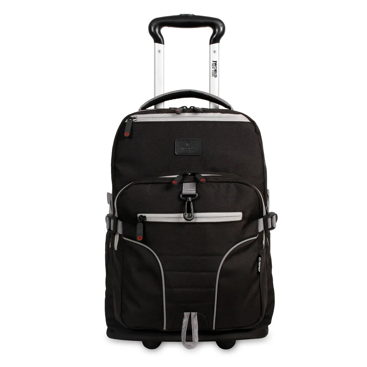 JWorld Rolling Laptop Backpack - Black