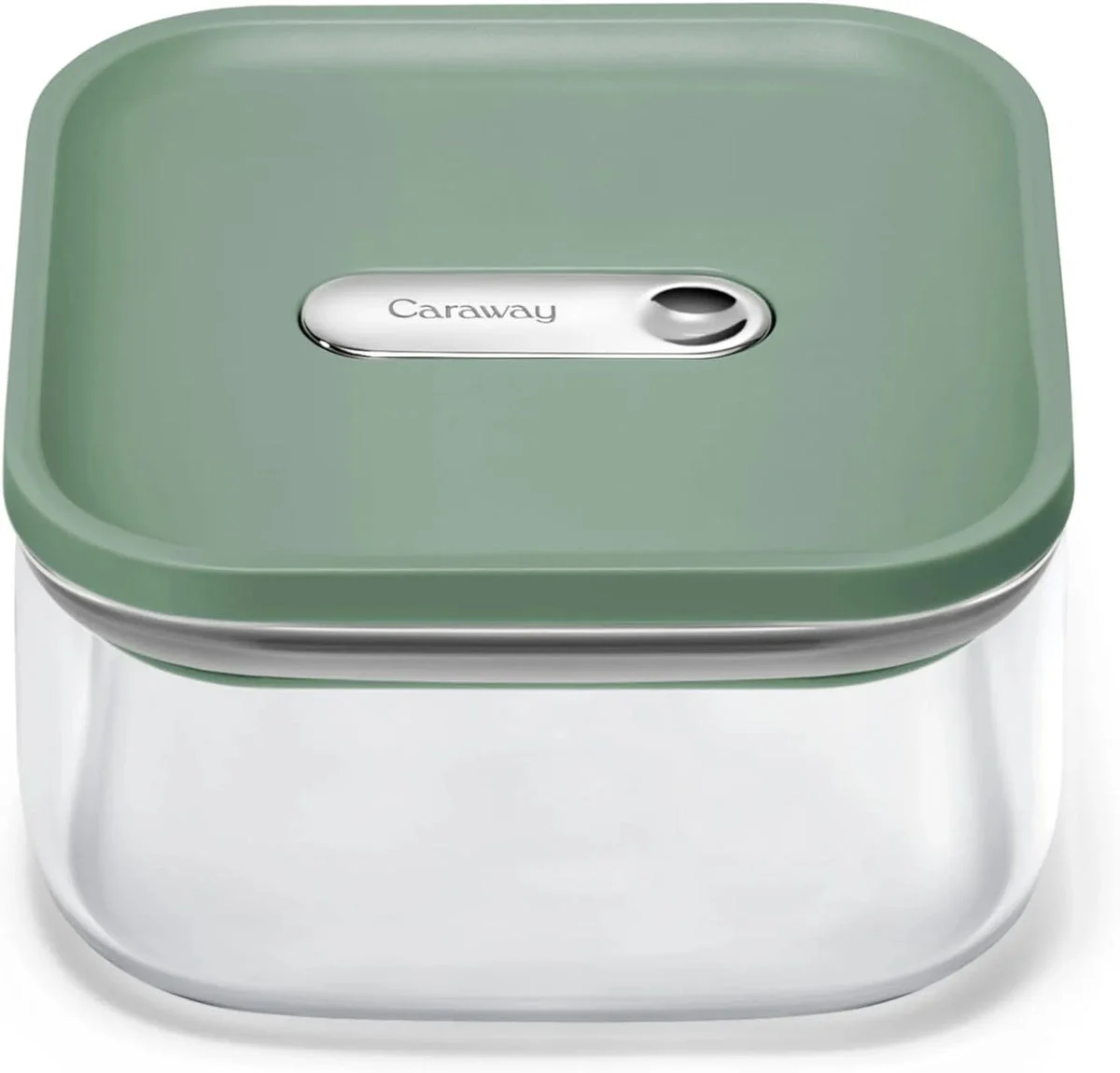 Caraway Small Glass Airtight Container - Sage
