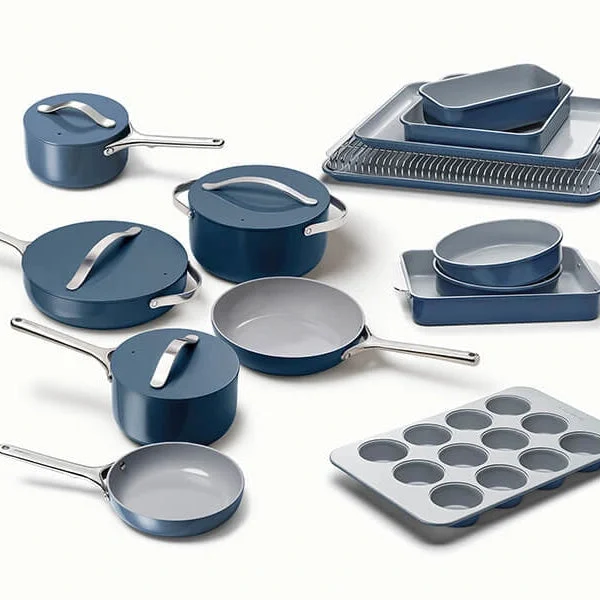 Caraway Deluxe 27-Piece Cookware & Bakeware Set - Navy