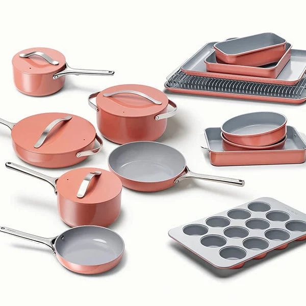Caraway Deluxe 27-Piece Cookware & Bakeware Set - Perracotta