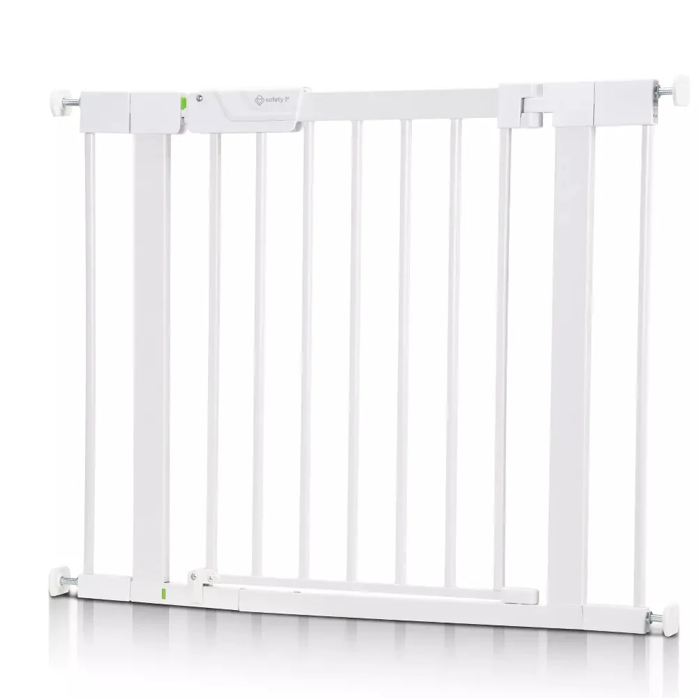 Safety 1st Pressure-Check Gate with SecureTech - White