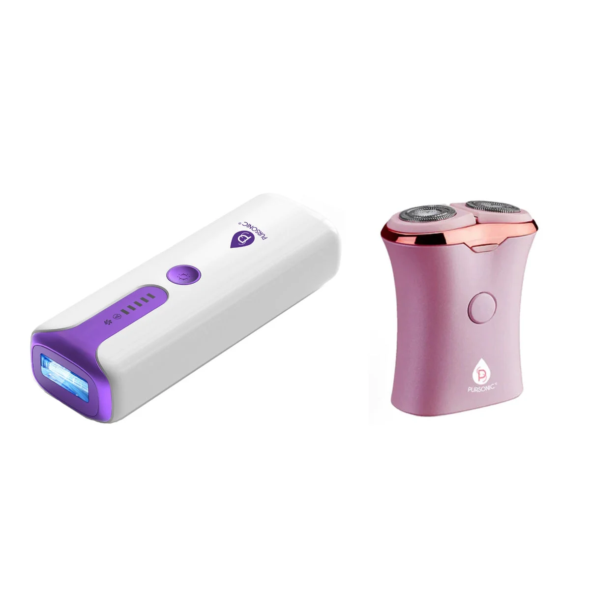 Pursonic IPL Laser Device & Painless Shaver: Your Ultimate At-Home Hair Removal Duo