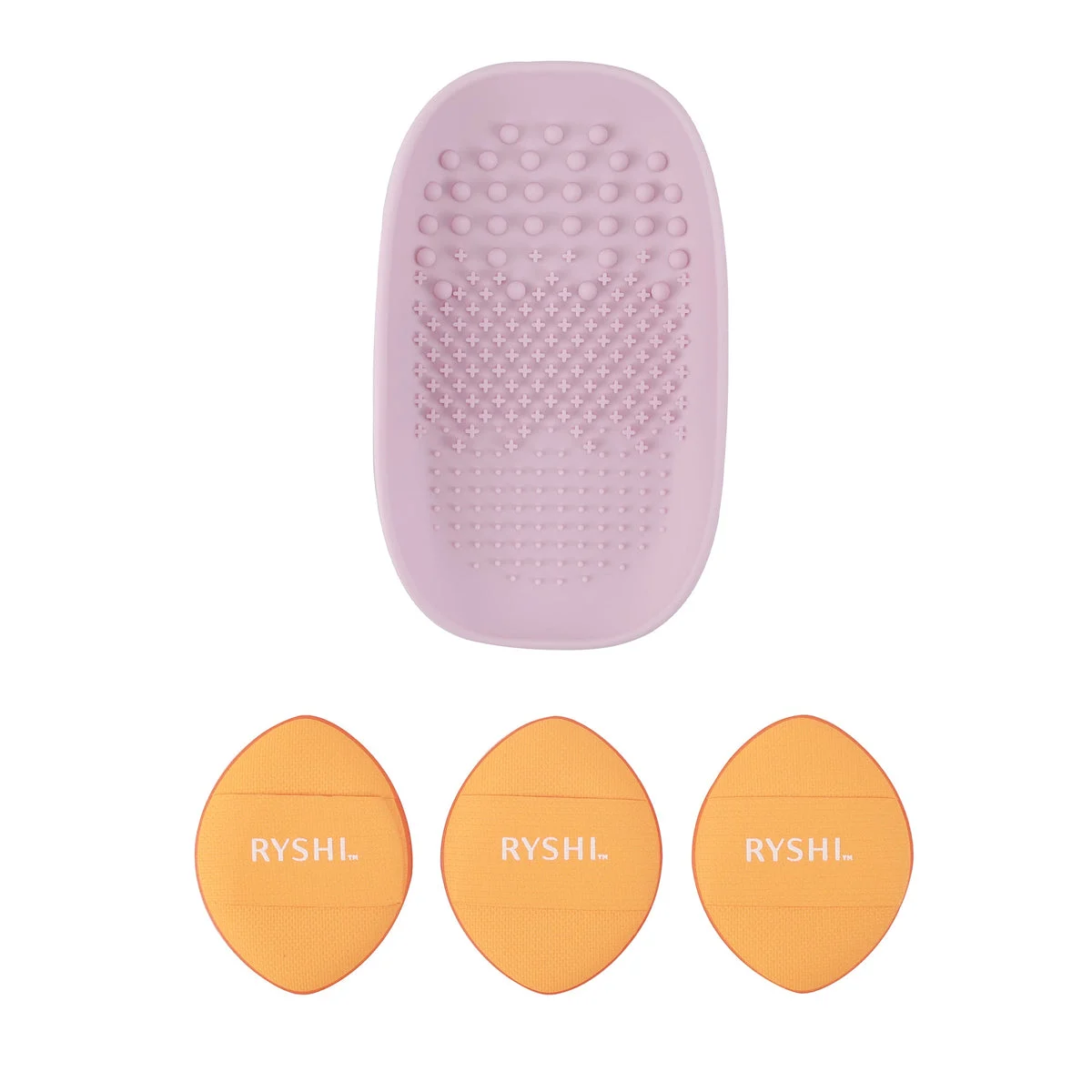 Pursonic Precision & Care Beauty Bundle: Finger Beauty Blenders + Brush Cleaning Tool