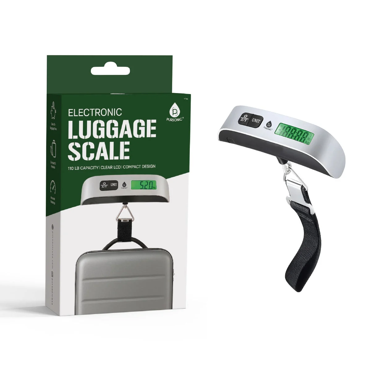 Pursonic Portable Electronic Luggage Scale
