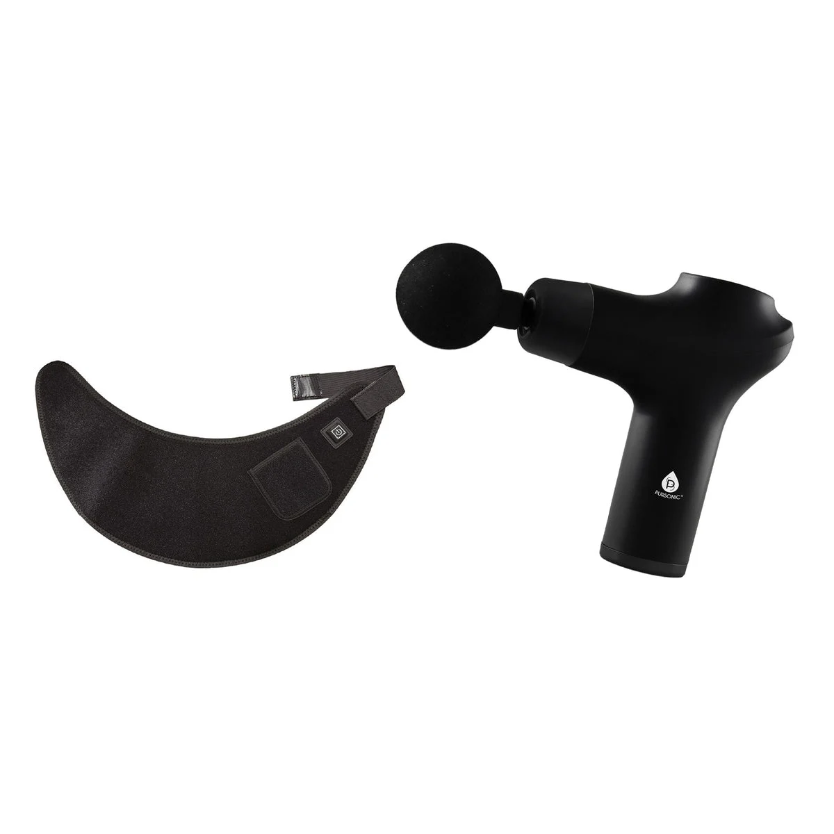 Pursonic Red Light Therapy Neck Wrap & 3-Speed Massage Gun