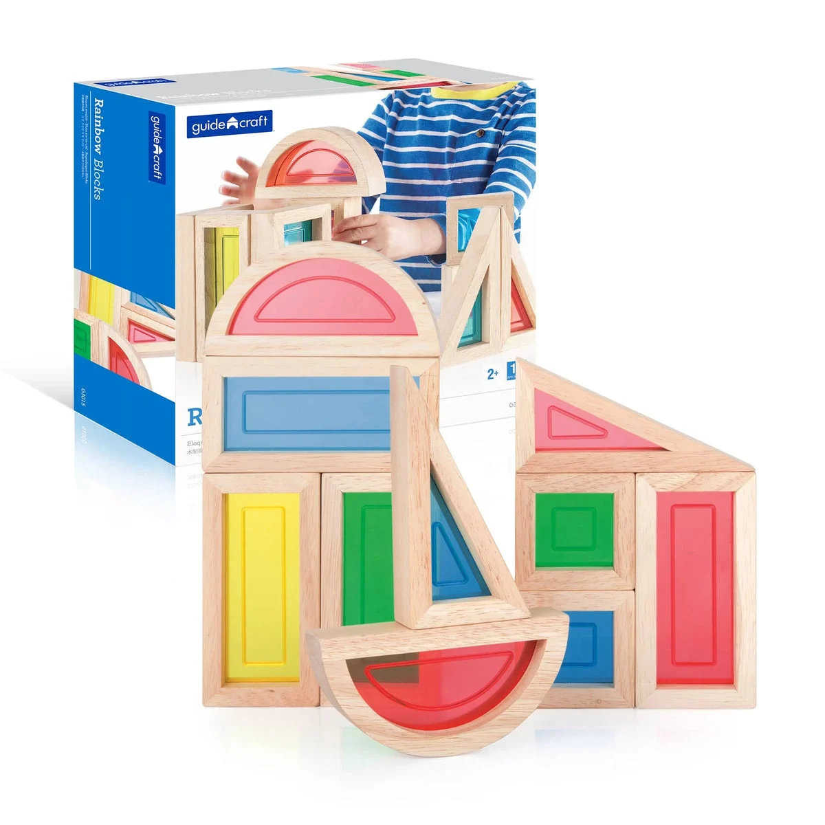 GUIDECRAFT Rainbow Blocks - 10 pc. set