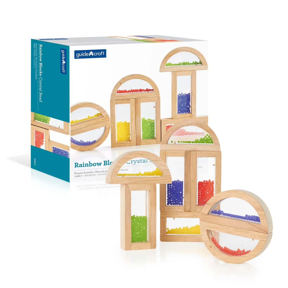 GUIDECRAFT Rainbow Blocks - Crystal Bead