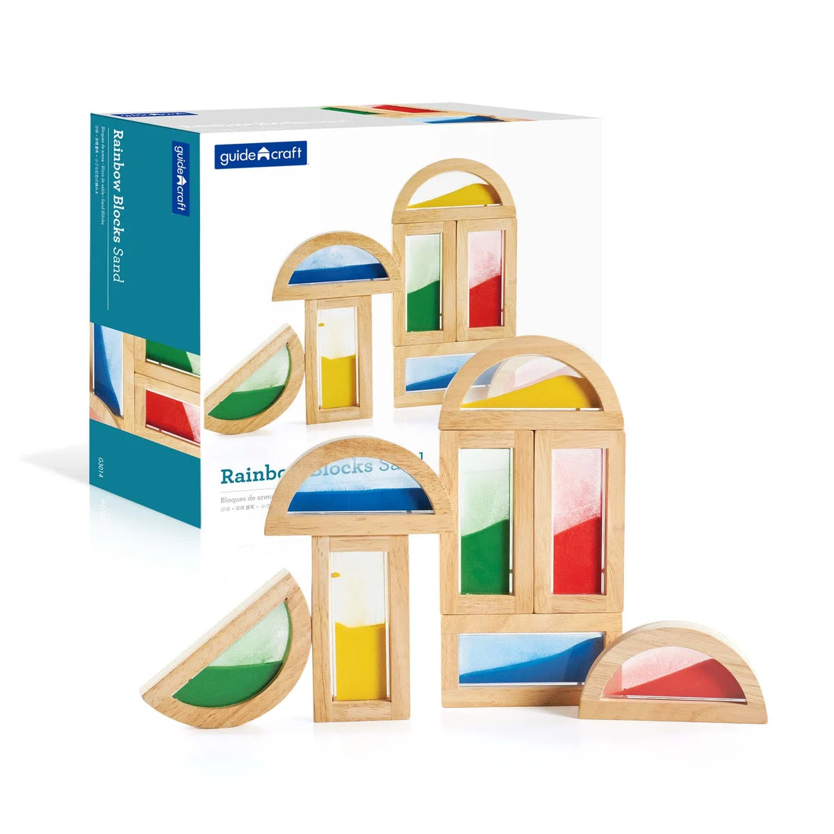 GUIDECRAFT Rainbow Blocks - Sand