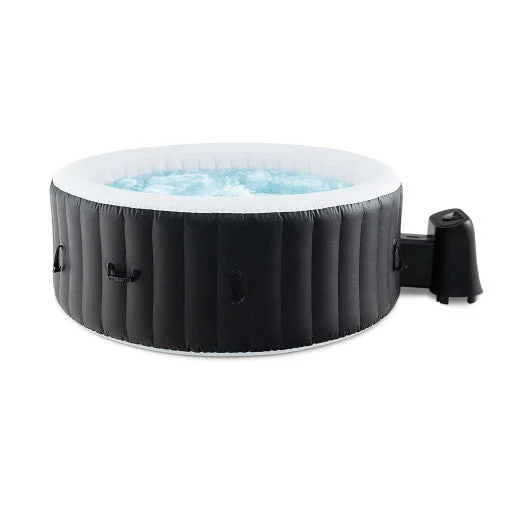COSTWAY 70/80 Inches Round SPA Pool Hottub With 110/130 Air Jets Electric Heater Pump-S