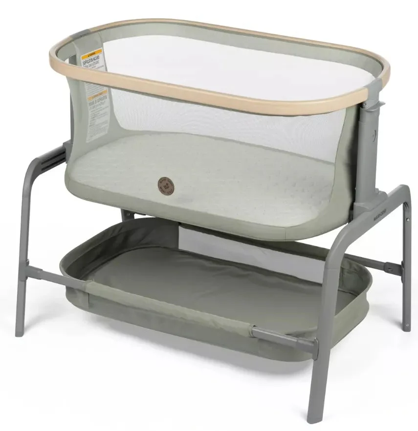 Maxi-Cosi Iora Baby Bassinet & Bedside Sleeper - Classic Green