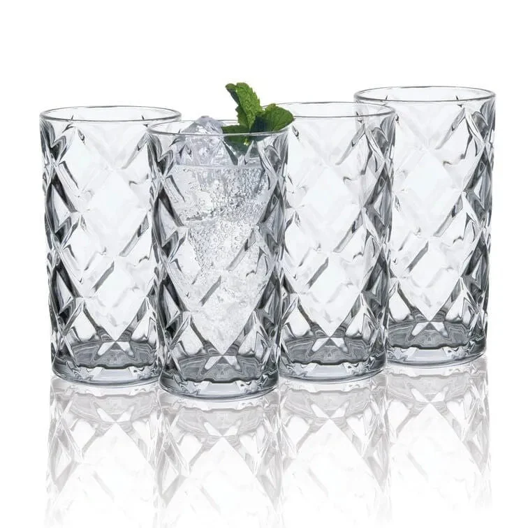 Mikasa Ansley Set of 4 Highball Glasses