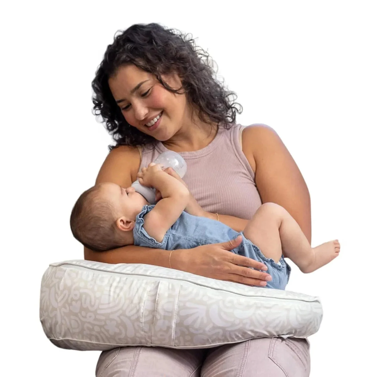 Boppy Uplift Nursing Pillow - Cream Retro Squiggles