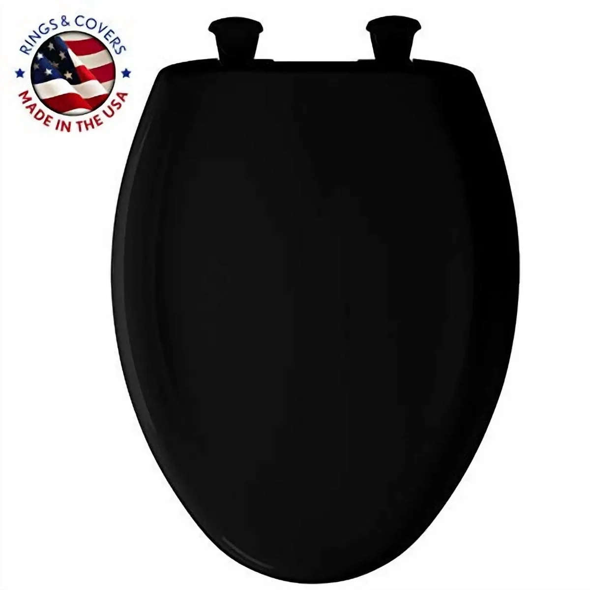 Bemis Slow Close Toilet Seat - Black