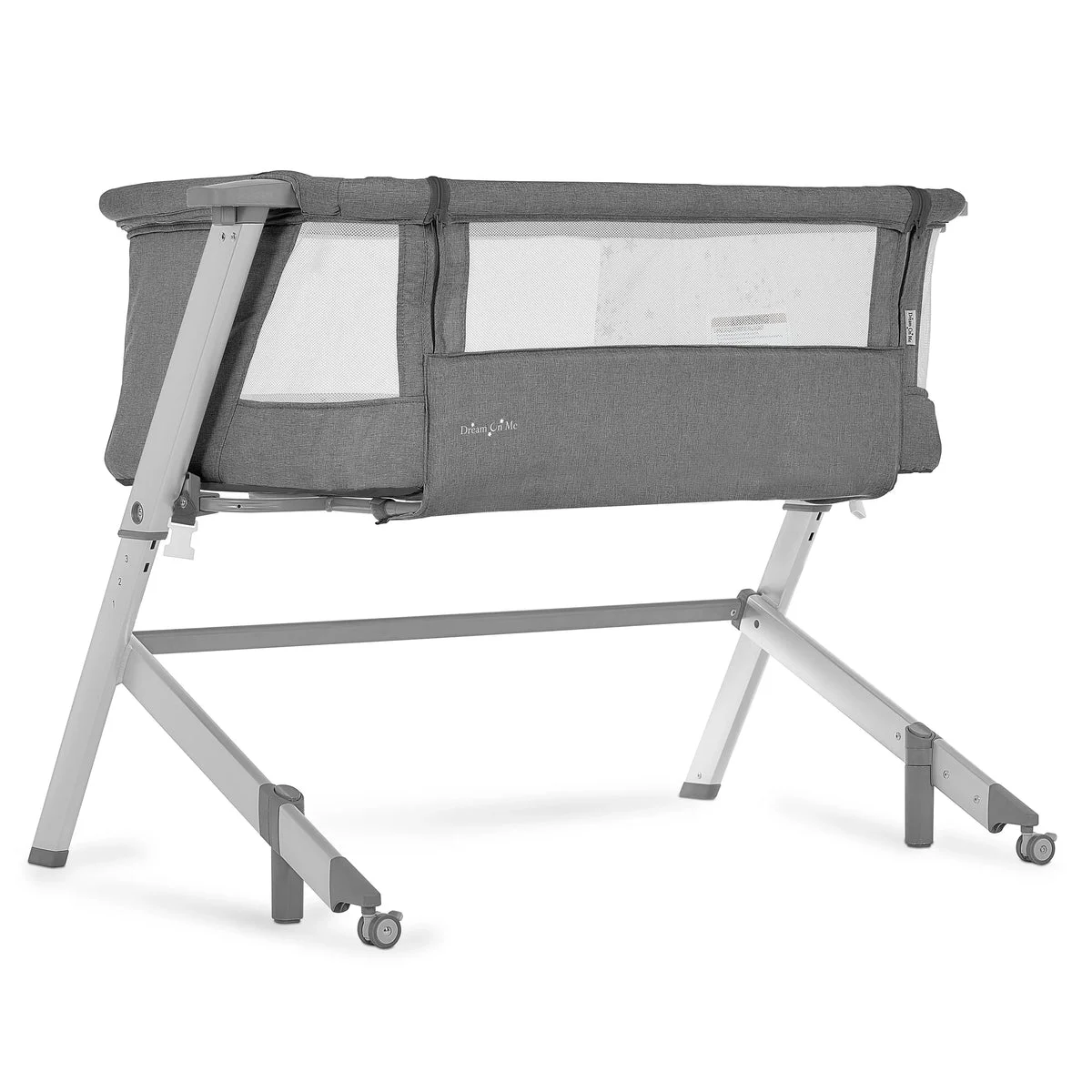 Dream On Me Skylar Bassinet and Bedside Sleeper - Grey