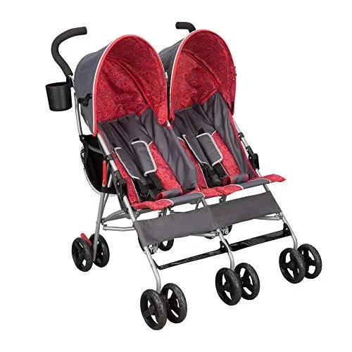 Delta Children Side by Side Baby Stroller - Grey