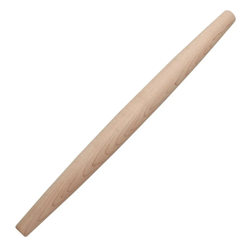 KitchenAid Tapered French Rolling Pin - Maple Wooden Roller 22