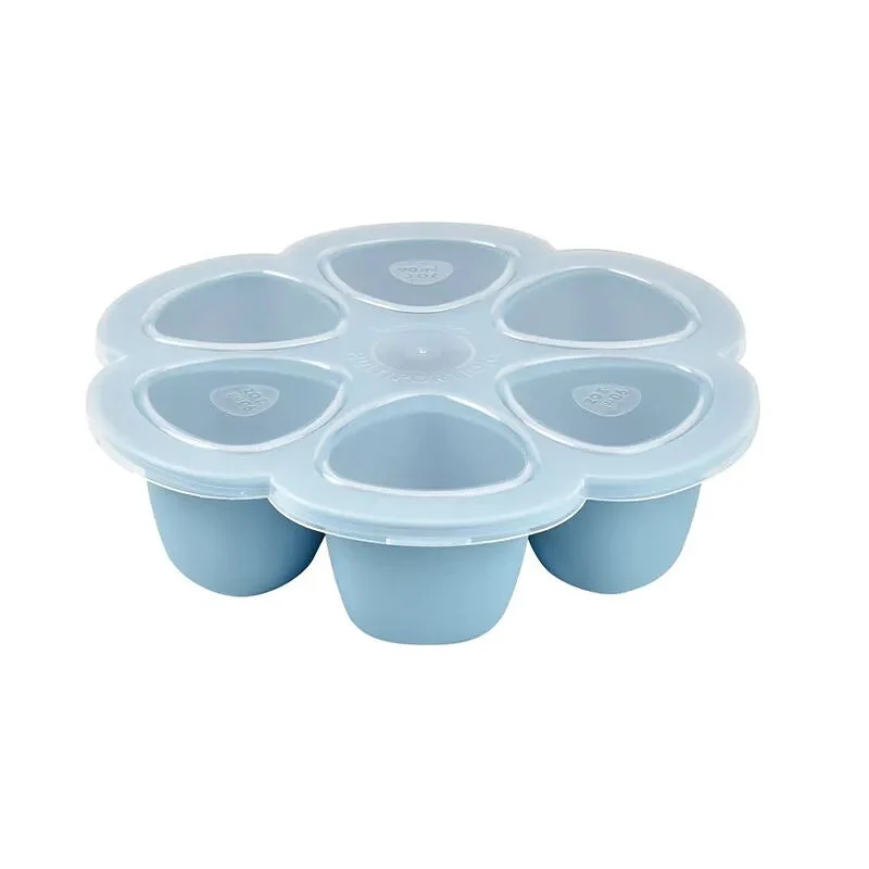 Beaba Silicone Multiportion Container - Rain - 3oz