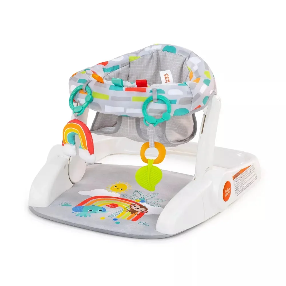 Bright Starts Learn-to-Sit Baby Floor Seat, Playful Paradise Multicolored