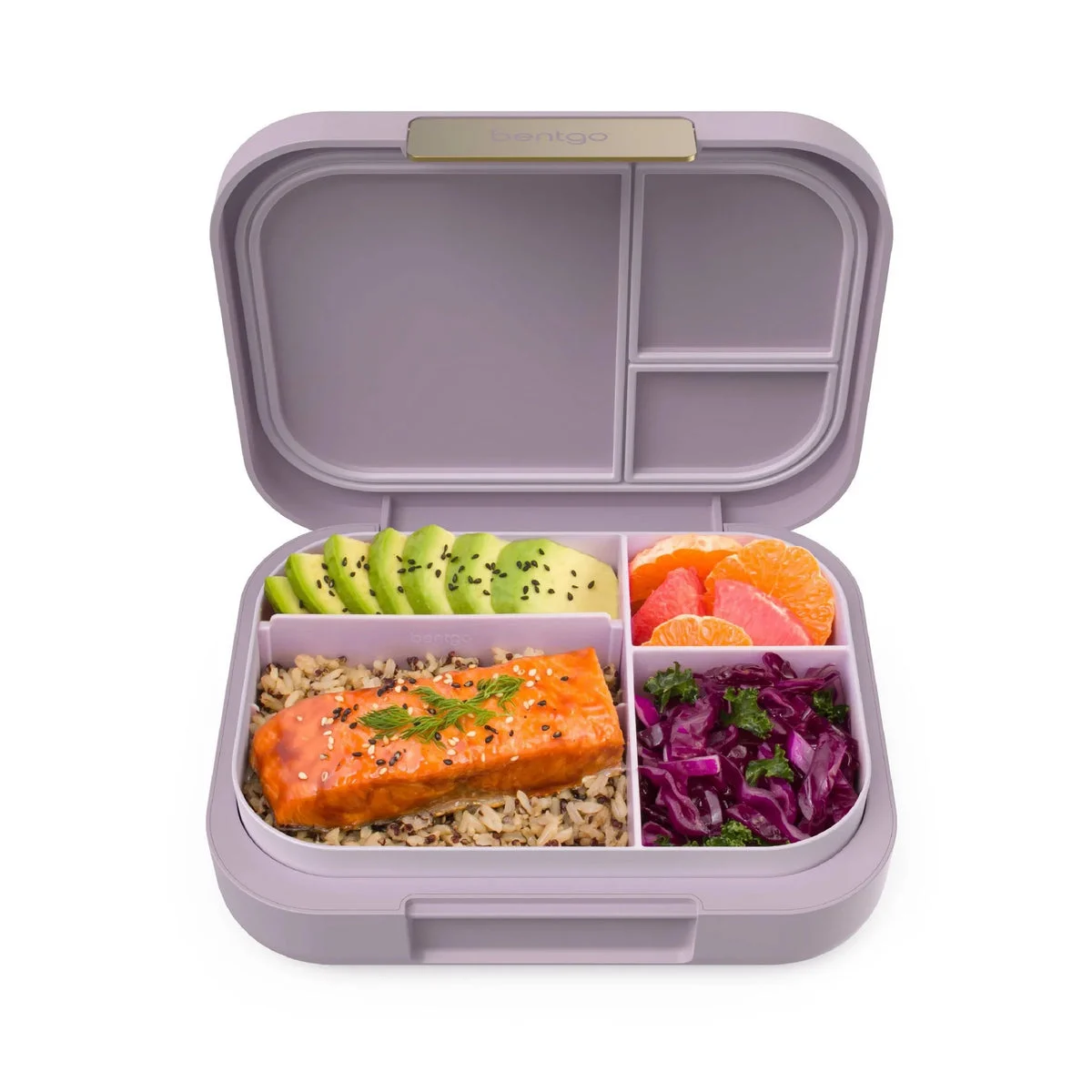 Bentgo 4 Compartment Bento Style Leakproof Lunch Box - Orchid