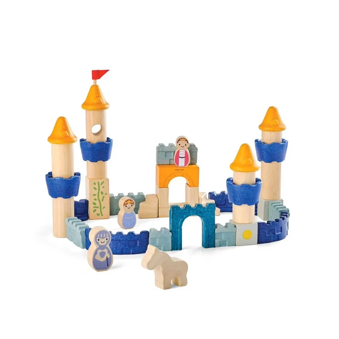 Plan Toys Building Castle Block Set