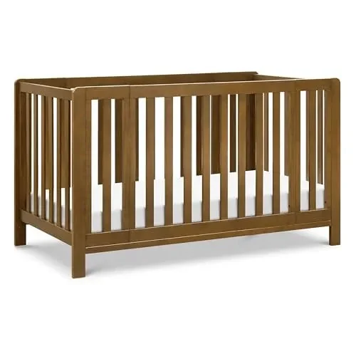 Carter's by Davinci Colby GROW 6-in-1 Convertible Bassinet to Crib - Walnut