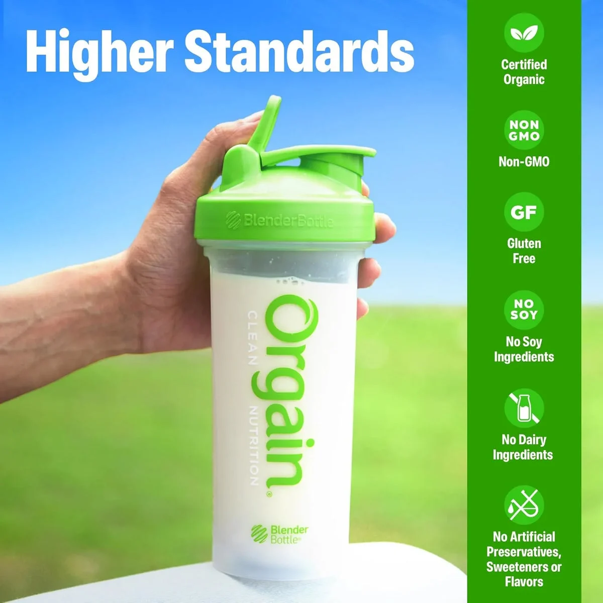 Orgain Organic Vegan Protein Powder - Vanilla Bean - 21g Plant Protein