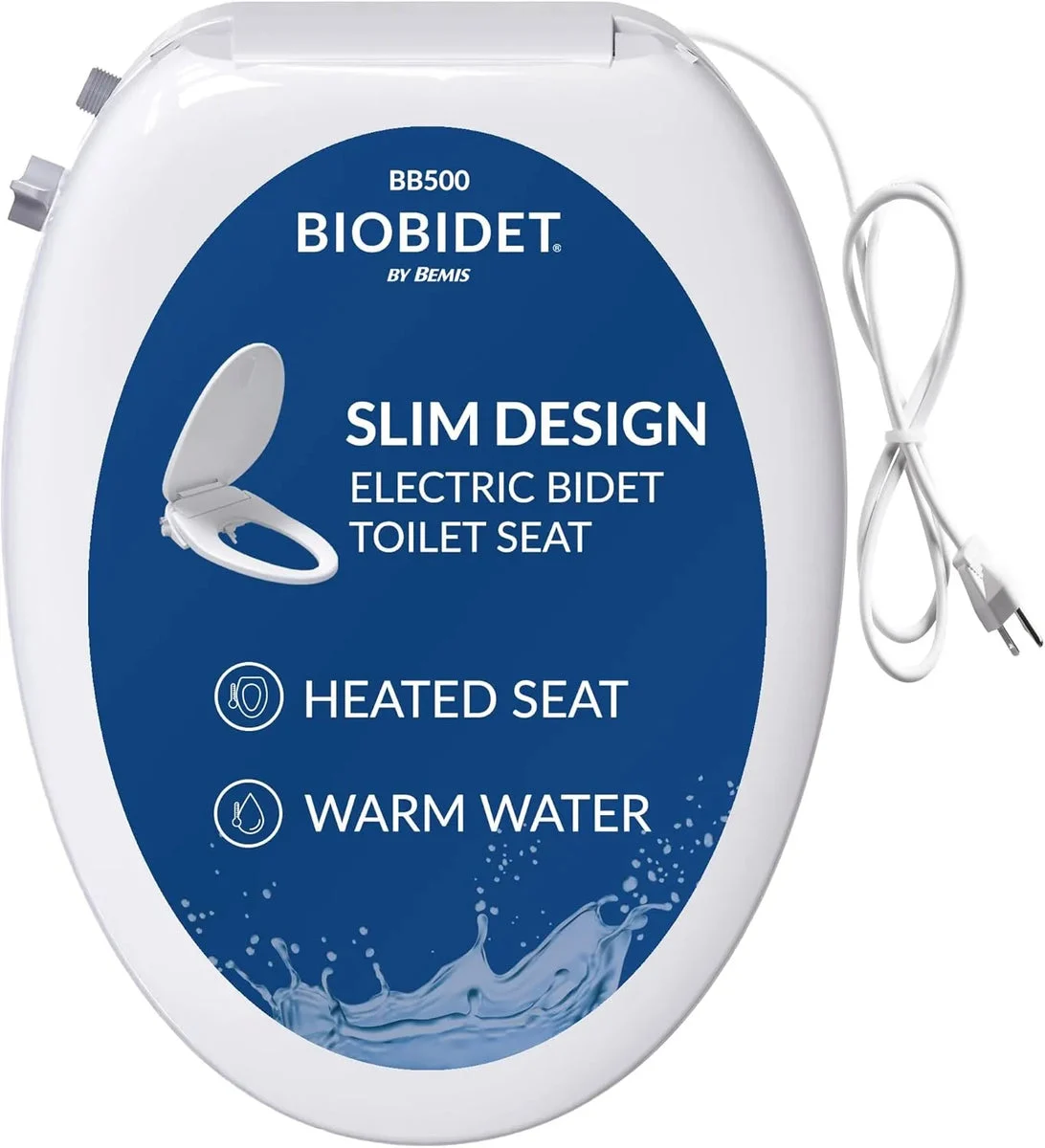 Bio Bidet Heated Electric Bidet Seat - White