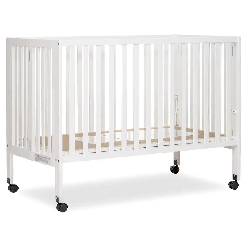 Dream On Me 2-in-1 Full Size Folding Crib - White