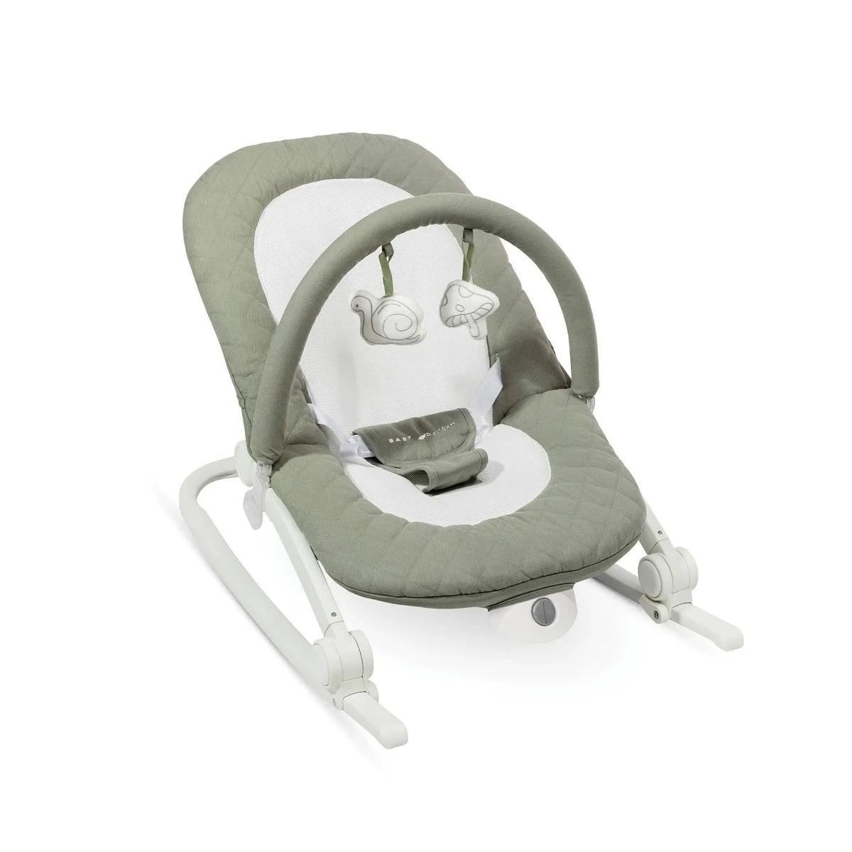 Baby Delight Deluxe Bouncer & Rocker - Organic Sage