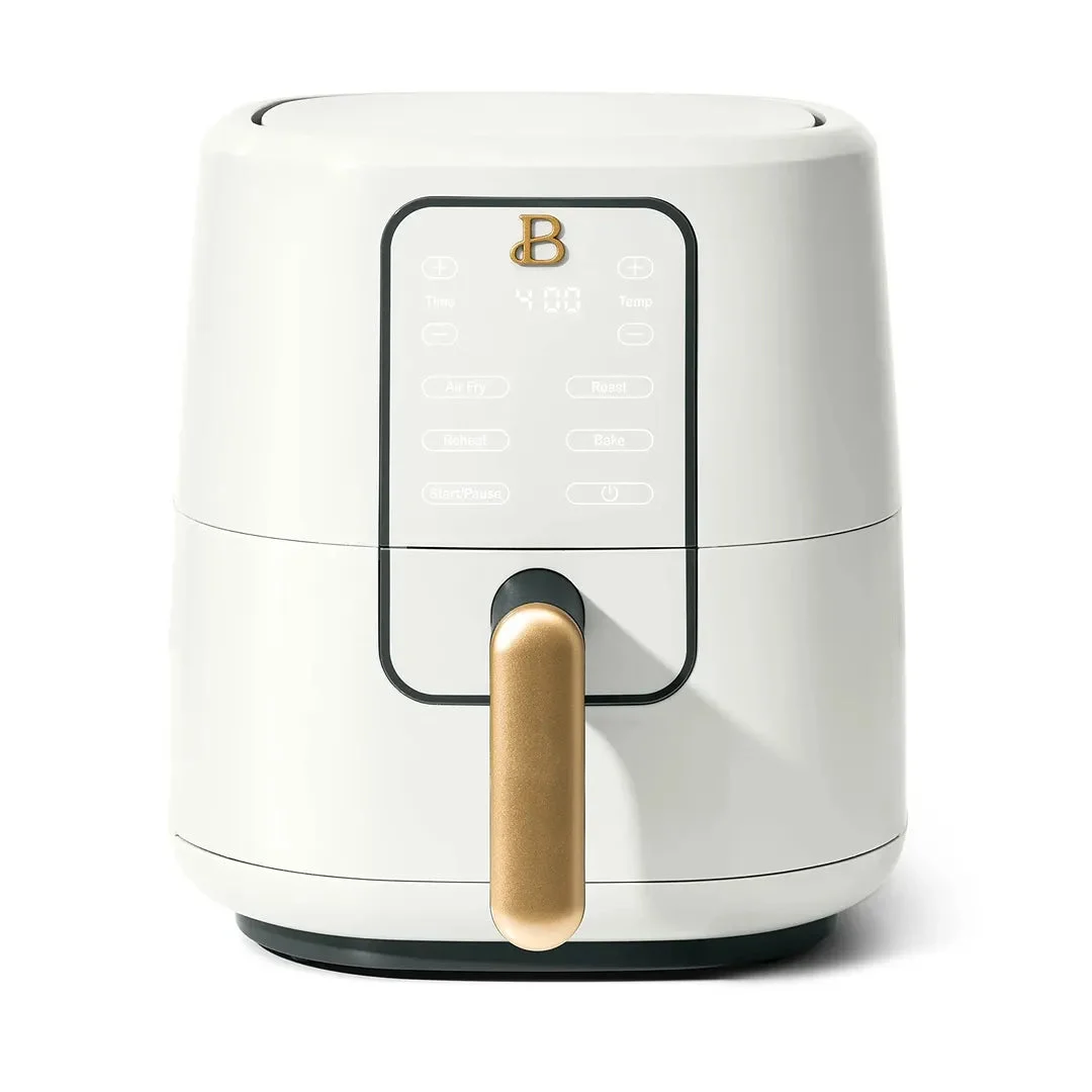 Beautiful 3 Qt Air Fryer with TurboCrisp Technology - White