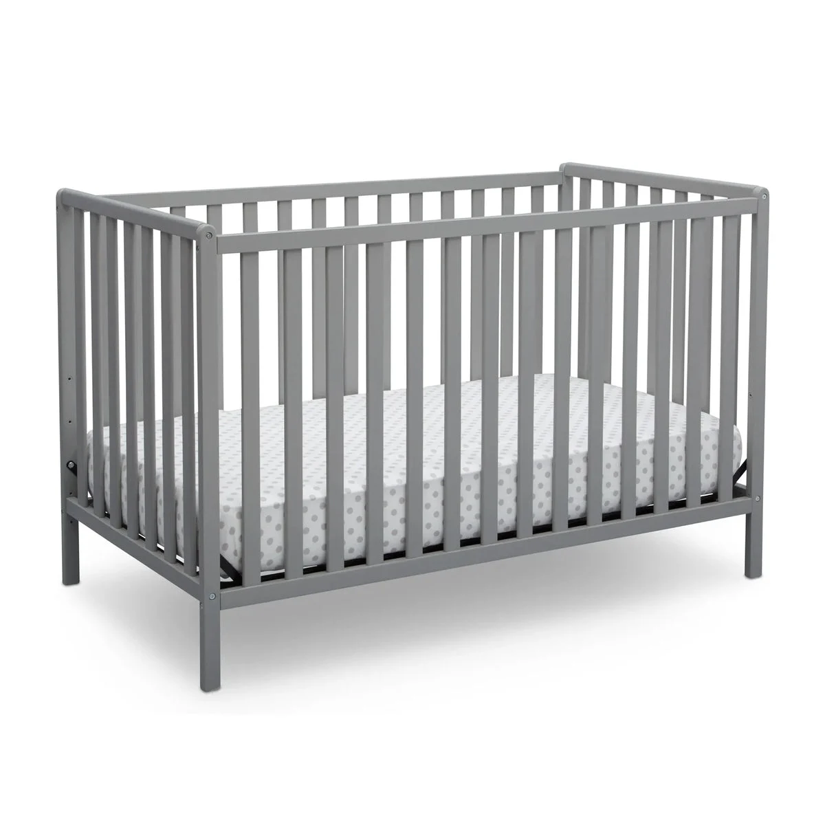 Delta Children Heartland 4-in-1 Convertible Crib - Gray