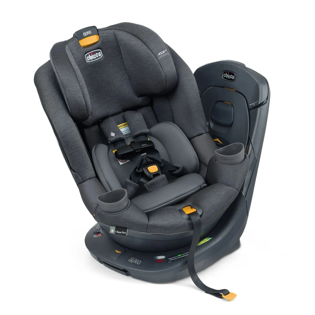 Chicco Fit360 ClearTex Rotating Convertible Car Seat - Carbon