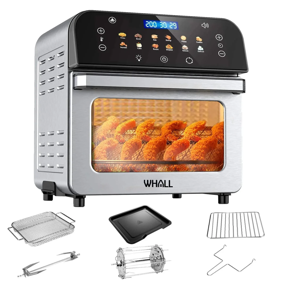 Whall Air Fryer Oven - 12QT Stainless Steel