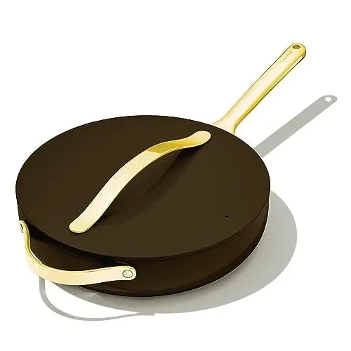 Caraway 4.5qt Saute Pan with Lid - Black
