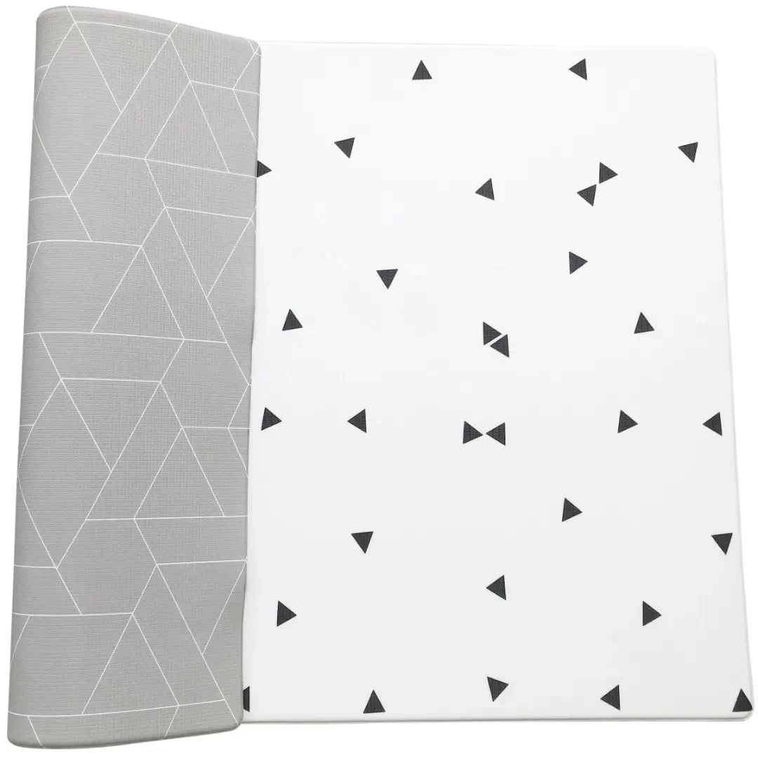 Little Bot Reversible Play Mat - Zen Line + Triangle