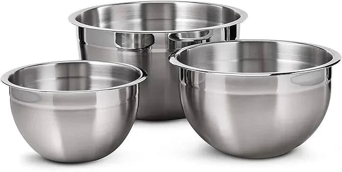 TRAMONTINA USA INC 3-Piece Stainless Steel Mixing Utensils